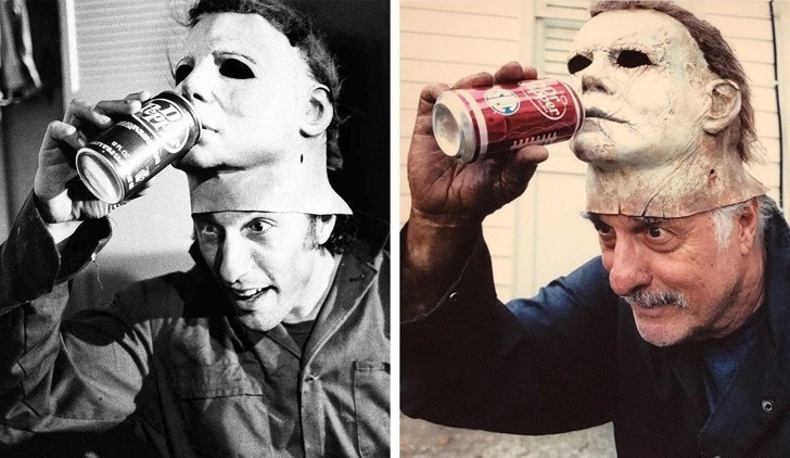 7. Aktor, który zagrał Michaela Myersa w oryginalnym Halloween w 1978, powtórzył swoją rolę 40 lat później.