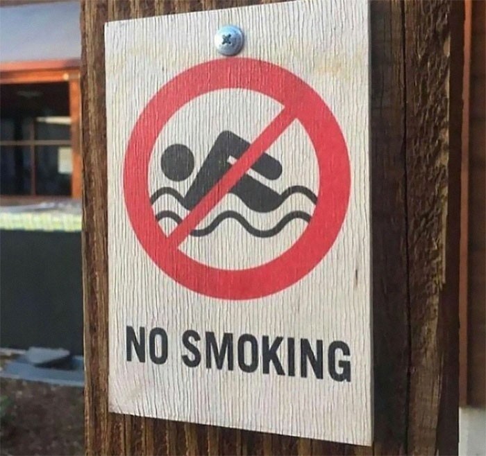 6. Zakaz palenia podczas pływania? 