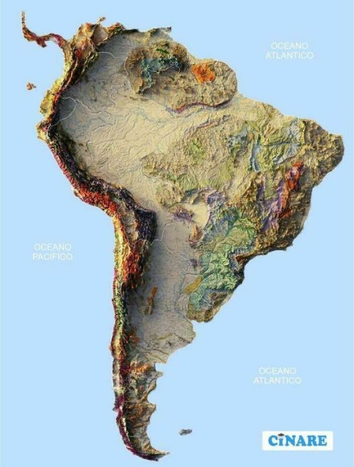 Topografia Ameryki Południowej