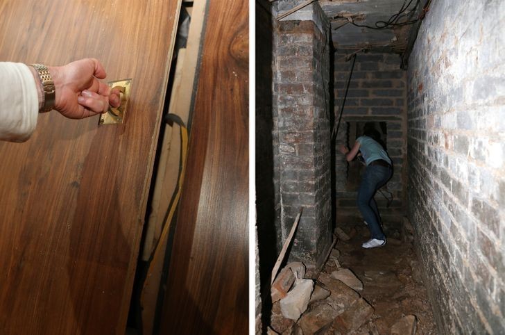 11. "Właśnie wprowadziliśmy się do nowego domu i odkryliśmy, że pod klapą w podłodze znajdują się sekretne podziemia. Prawdziwy 19-wieczny rozkład korytarzy i wnęk."