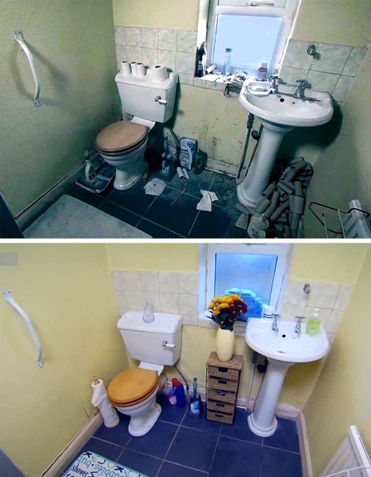 Ta łazienka nie była czyszczona przez 15 lat.