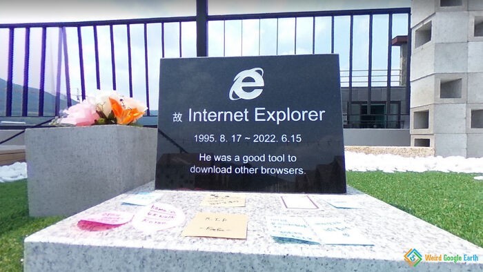 "Pożegnanie Internet Explorera" - Gyeongju, Korea Południowa