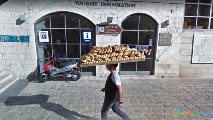 "Człowiek-chleb" - Stare Miasto, Jerozolima