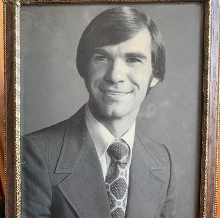 9. "Mój tata wyglądał jak biznesmen tuż przed kryzysem wieku średniego, gdy miał 17 lat."
