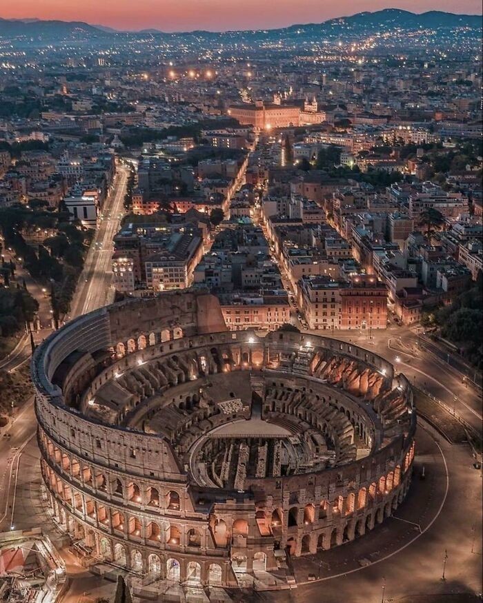 Zdjęcie Koloseum z lotu ptaka