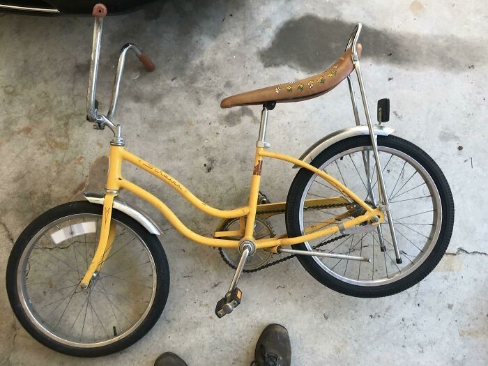 14. "To niesamowite co ludzie wyrzucają. W pełni sprawny rower z lat 60. Moja żona potrzebowała roweru, więc jest wniebowzięta."