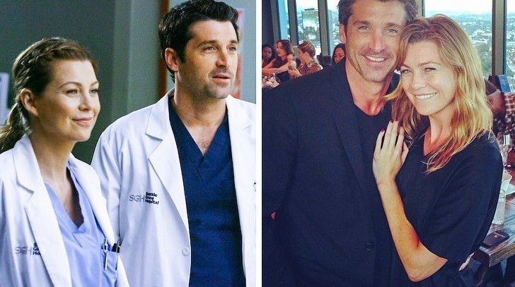 14. Meredith i Derek z "Chirurgów"