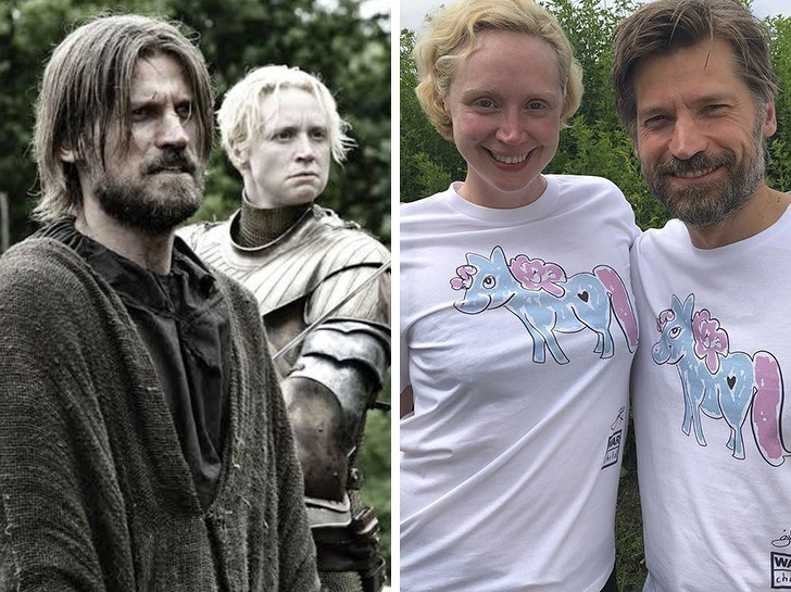 3. Brienne z Tarthu i Jaime Lannister z "Gry o tron"