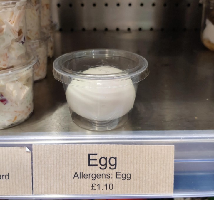"Pojedyncze jajko na sprzedaż"