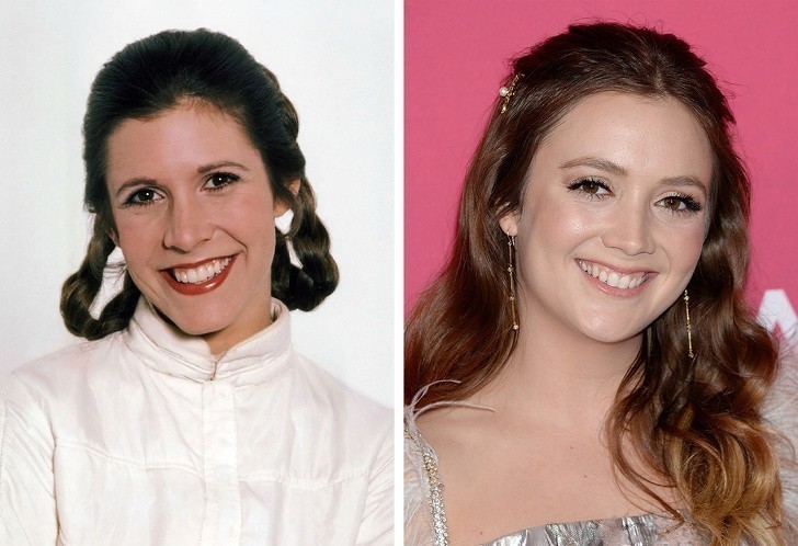 11. Carrie Fisher i jej córka Billie Lourd, po 20