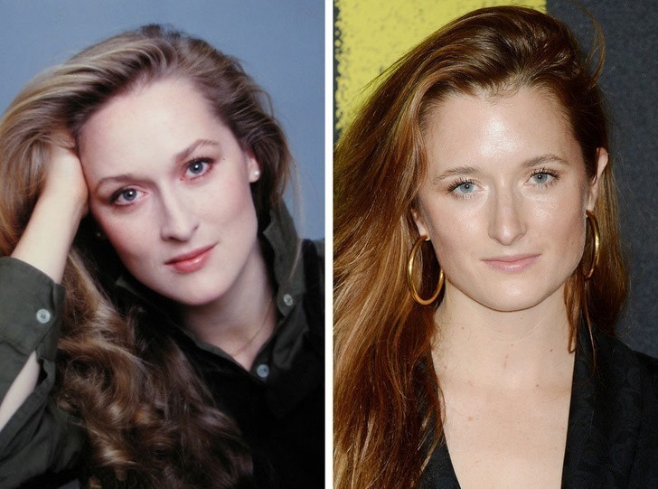 13. Meryl Streep i jej córka Mamie Gummer, po 30