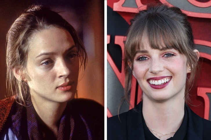 3. Uma Thurman i jej córka Maya Hawke, po 20