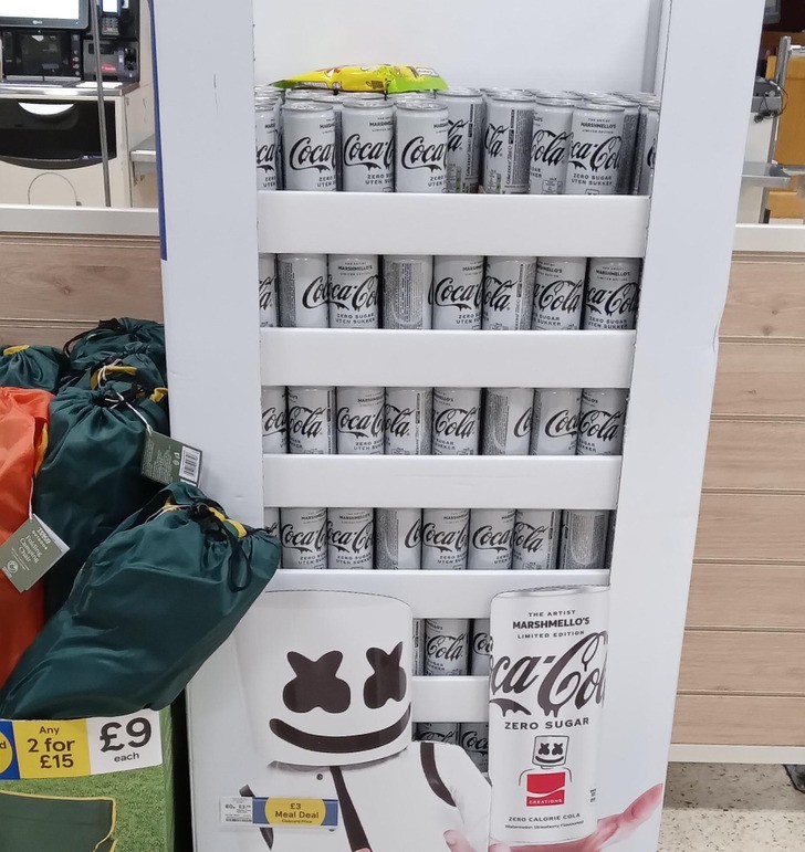 "Coca-Cola Marshmello w moim miejscowym Tesco"