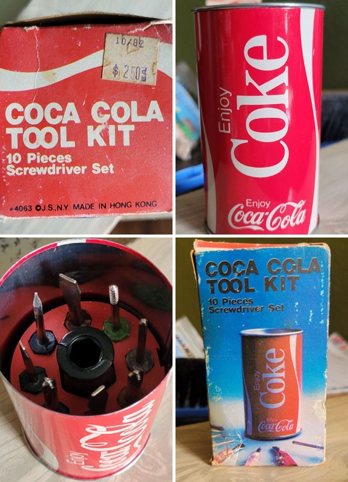 Zestaw śrubokrętów Coca Cola