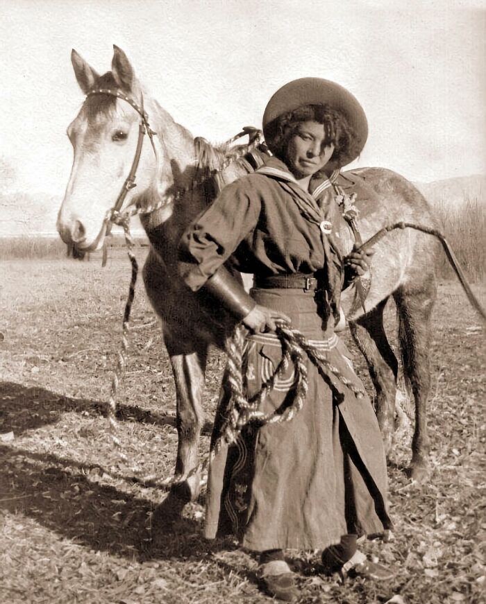 Nellie Brown, afroamerykańska kowbojka, 1880