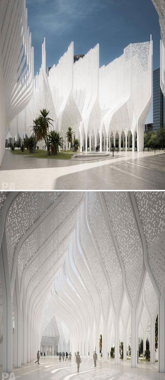 Współczesny meczet w Dubaju
