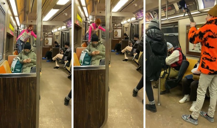 "Babka nagrywa cały teledysk w metrze. Jakby nowojorski transport publiczny nie był wystarczająco przygnębiający..."
