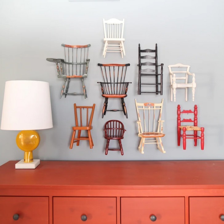 "Moja kolekcja miniaturowych krzeseł"