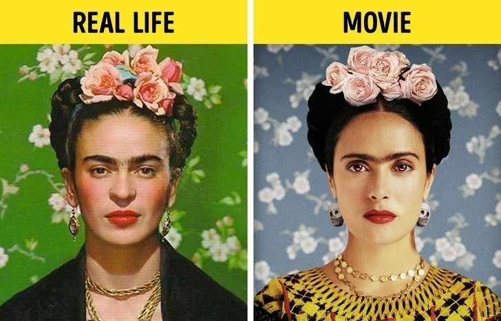 1. Salma Hayek jako Frida Kahlo, "Frida"