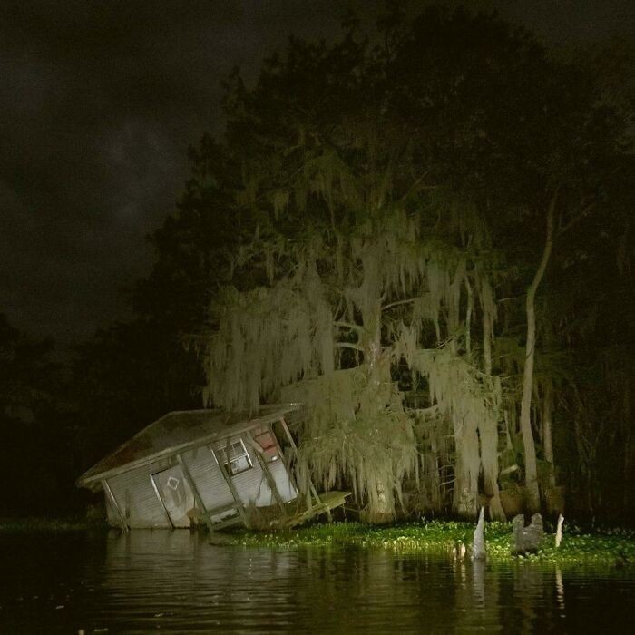 "Luizjana, miejsce nietknięte od przejścia huraganu Katrina"