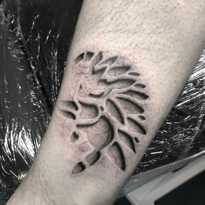 Tatuaż 3D autorstwa Janis Tattoo