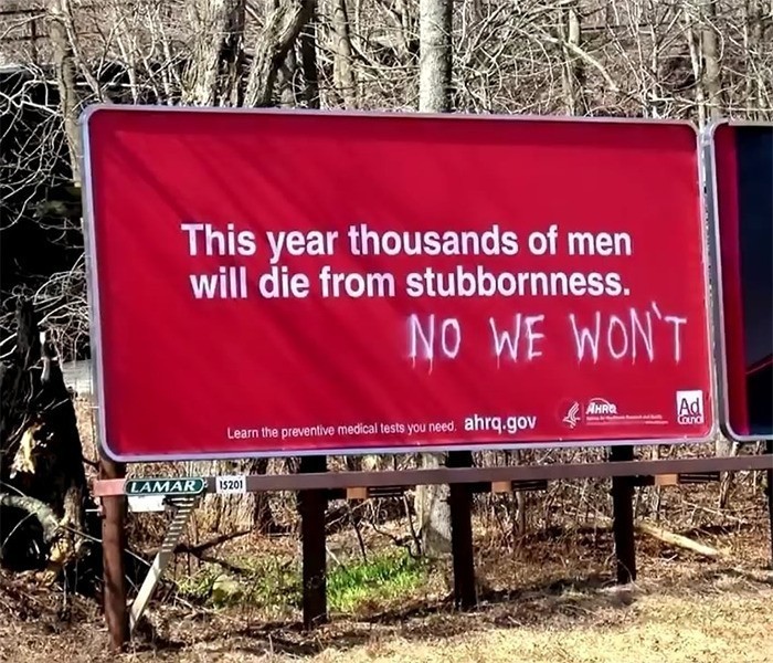 "W tym roku tysiące mężczyzn umrą przez upartość. (WCALE NIE)"