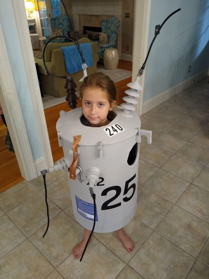4. "Moja córka, gdy stwierdziła, że chce zostać transformerem na Halloween"