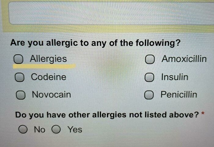 8. Czy jesteście uczuleni na alergie?