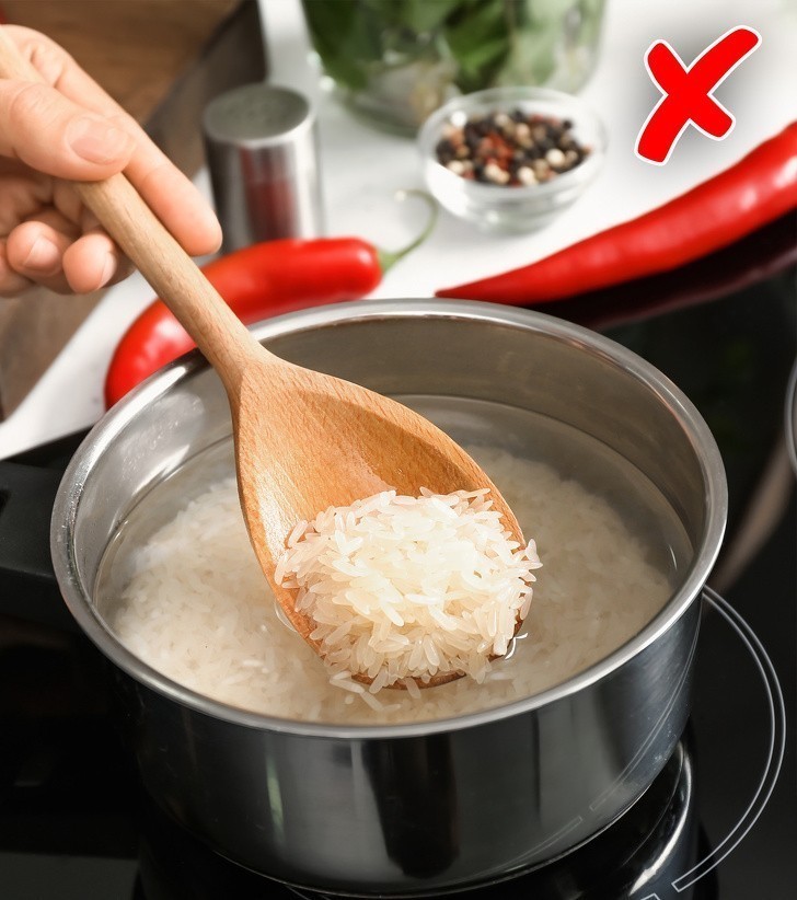 5. Mieszanie ryżu