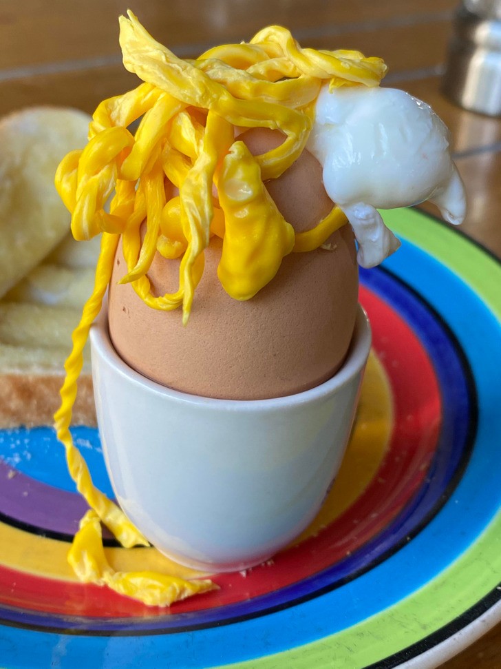 "Moje gotowane jajko..."