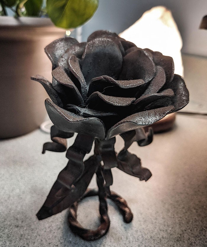 11. "Mój mąż stworzył dla mnie tę różę, gdy zaczęliśmy się spotykać."