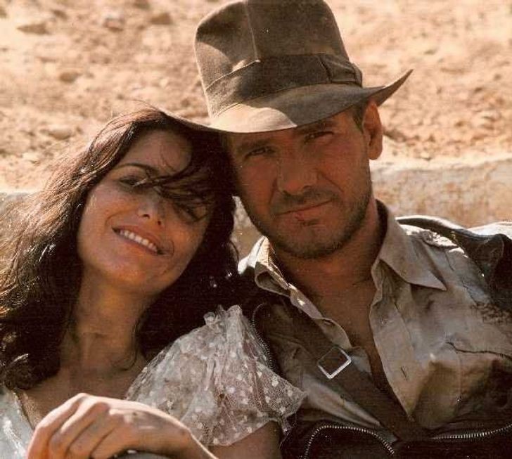 17. Harrison Ford i Karen Allen (Indiana Jones i Marion Ravenwood, "Poszukiwacze zaginionej arki")