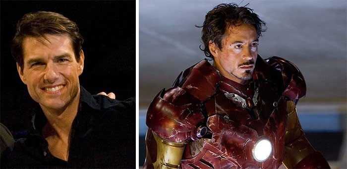 9. Tom Cruise vs Robert Downey Jr. - "Iron Man"