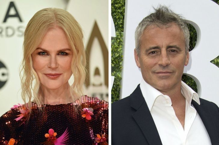 1. Nicole Kidman i Matt LeBlanc mają po 55 lat.