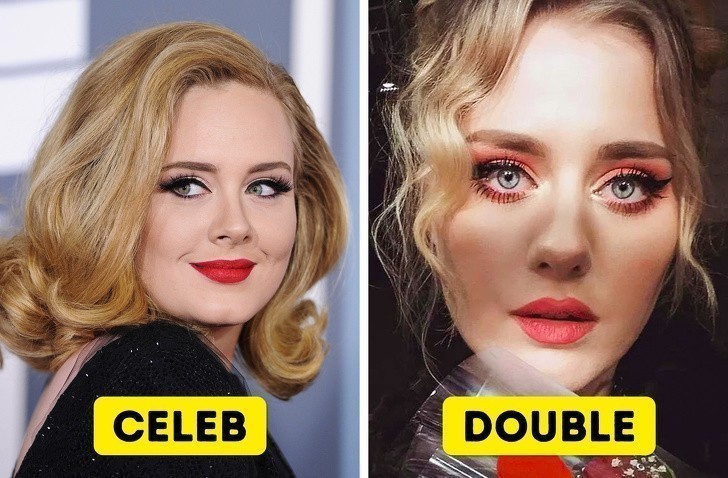 12. Nawet Adele ma własnego klona.