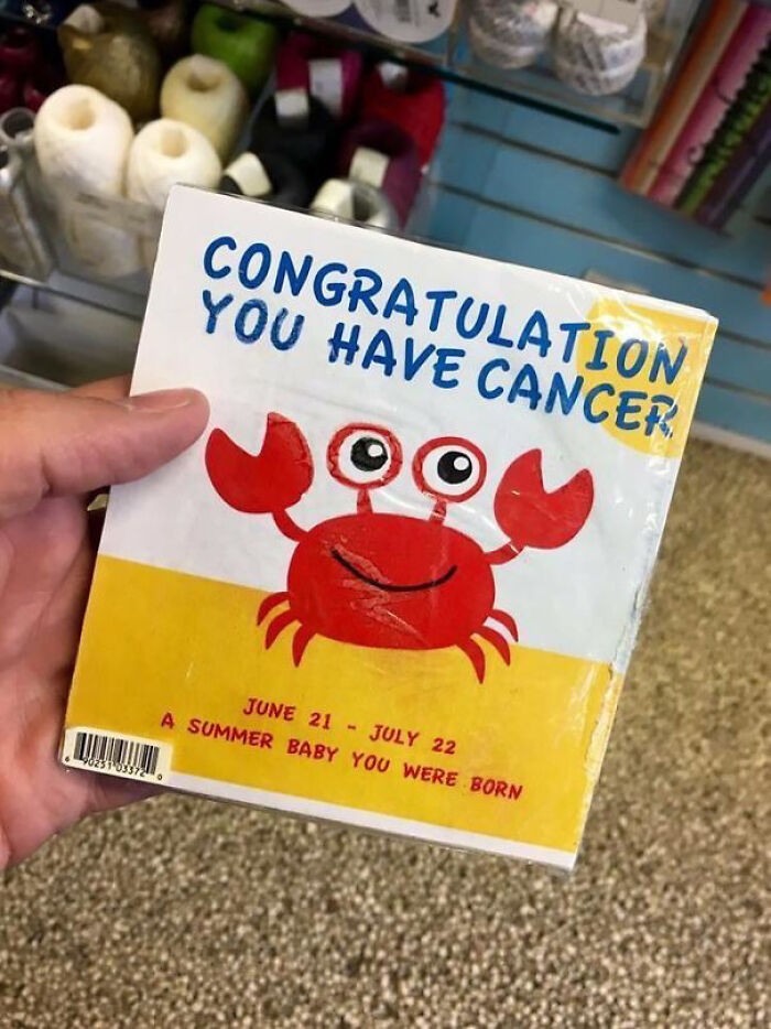 "Gratulacje, masz raka!"