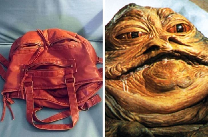 "Moja torebka wygląda jak Jabba."