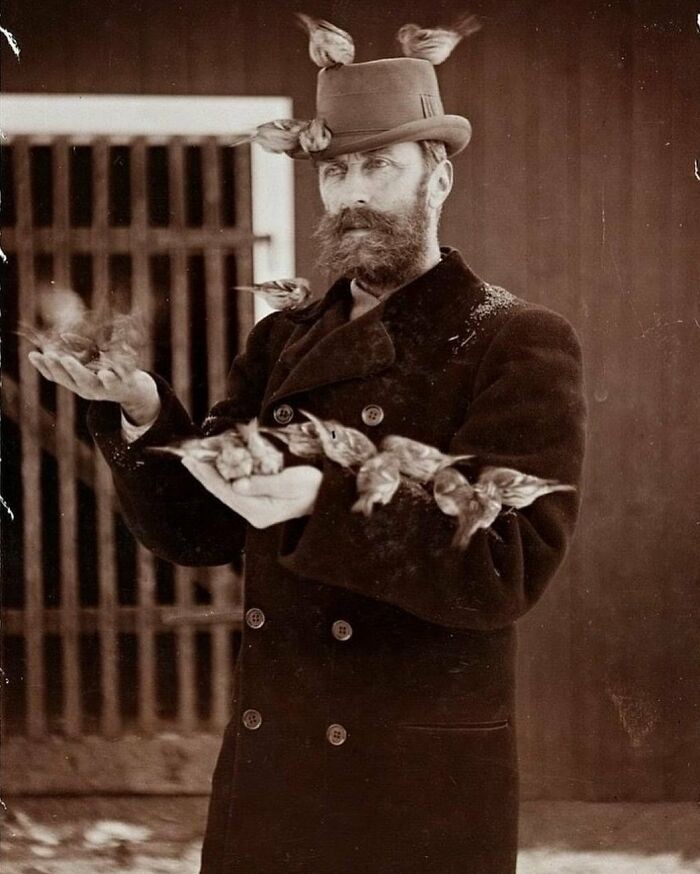 "Norweski zoolog Robert Collett, 1910"