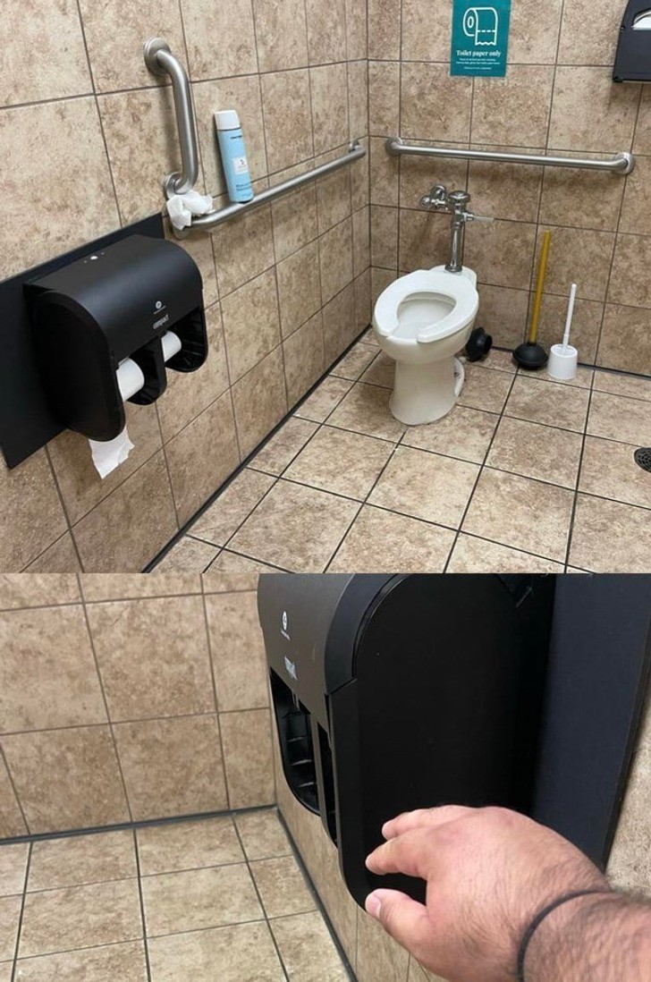 "Pamiętaj, by wziąć papier zanim skorzystasz z toalety."