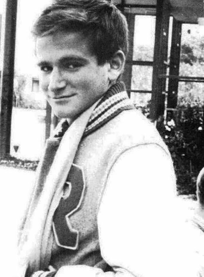 1. 18-letni Robin Williams w czasach szkolnych, 1969