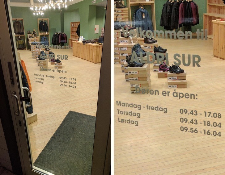 Norweski sklep z niecodziennymi godzinami otwarcia