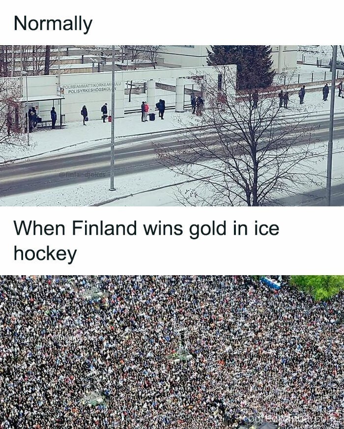 15. Gdy Finlandia wygra złoty medal w hokeju na lodzie