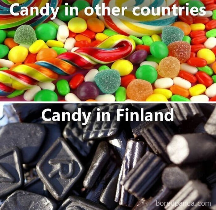 10. Słodycze w innych krajach vs słodycze w Finlandii