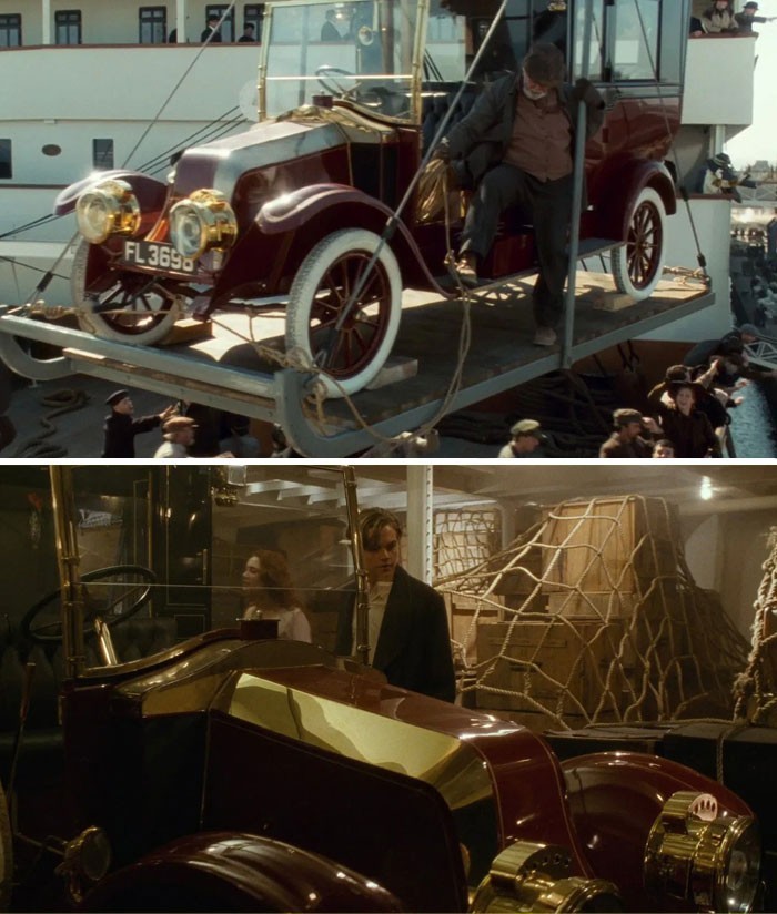 11. Renault z filmu znajdował się również na pokładzie rzeczywistego Titanica.