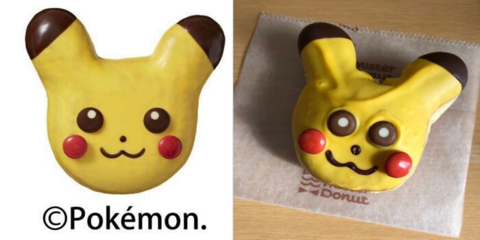 Japońskie donuty w kształcie Pikachu