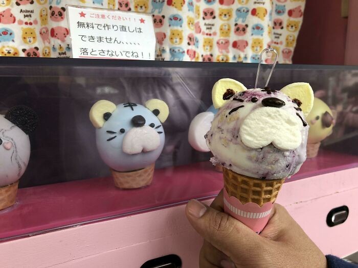 Japońskie lody są nie tylko niemal identyczne do wzorów...