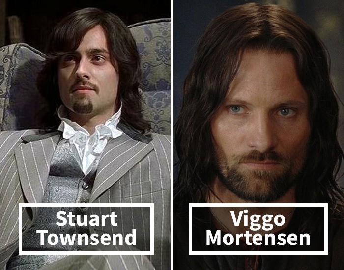 2. Stuart Townsend został zastąpiony przez Viggo Mortensena we Władcy pierścieni