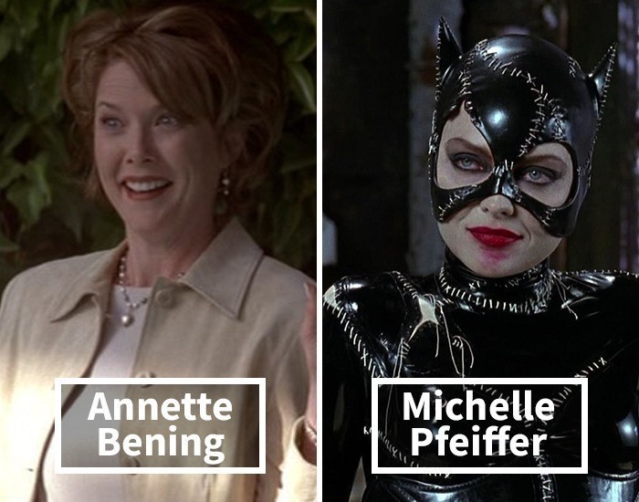 6. Annette Bening została zastąpiona przez Michelle Pfeiffer w Powrocie Batmana