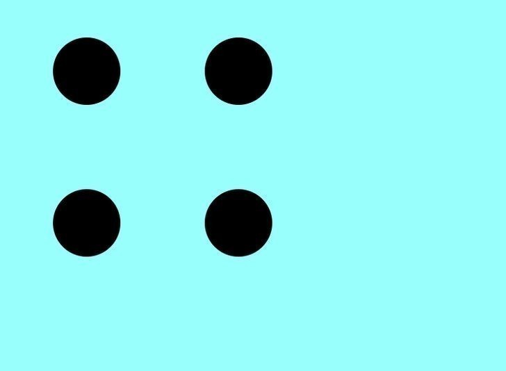 8. Połącz punkty trzema prostymi liniami, bez odrywania palca od ekranu