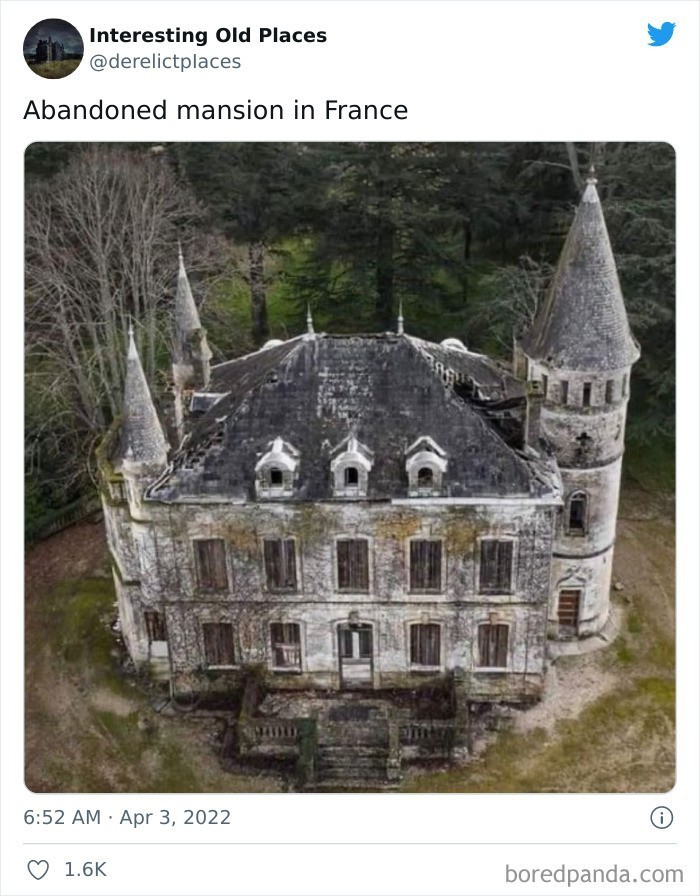 11. "Opuszczona posiadłość we Francji"